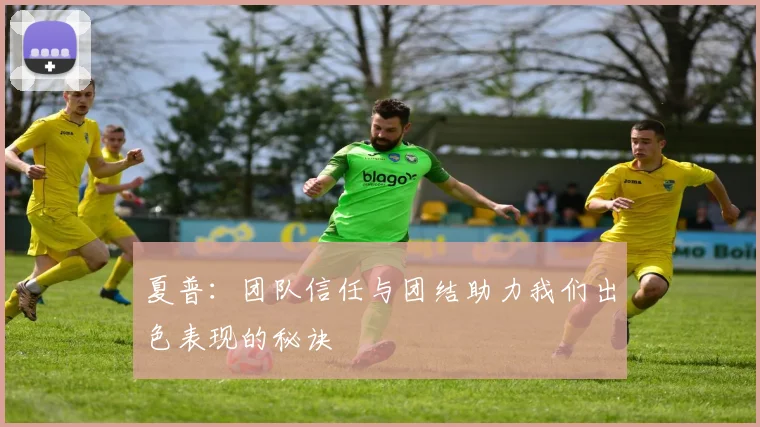 夏普：团队信任与团结助力我们出色表现的秘诀